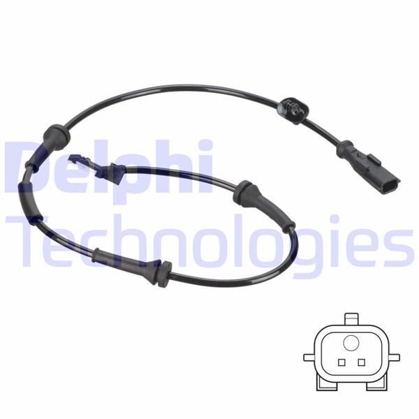 DELPHI SS20799 ABS SENSORU ON MERCEDES CITAN W415 12> . RENAULT KANGOO 08> - Görsel 1