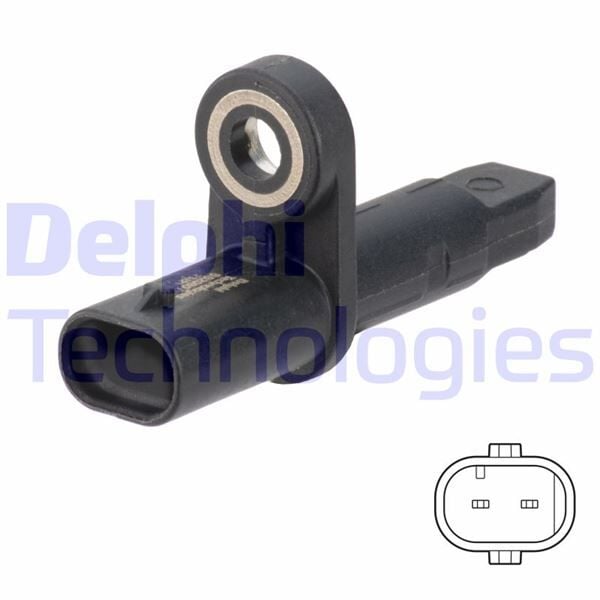 DELPHI SS20801 ABS HIZ SENSÖRÜ BERLİNGO-C5-DS3-DS7-DS9-3008-308-5008-508-PARTNER-RİFTER 05-2016> - Görsel 1