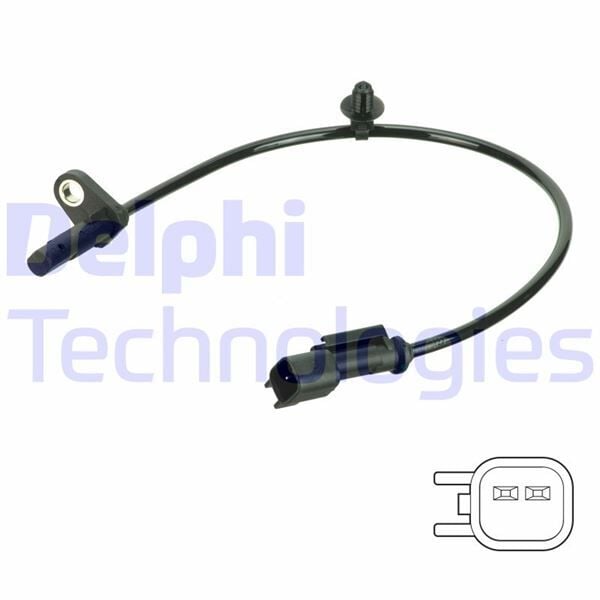 DELPHI SS20805 ARKA ABS KABLOSU CUSTOM 12> TRANSIT V-363 14>TEK TEKER - Görsel 1