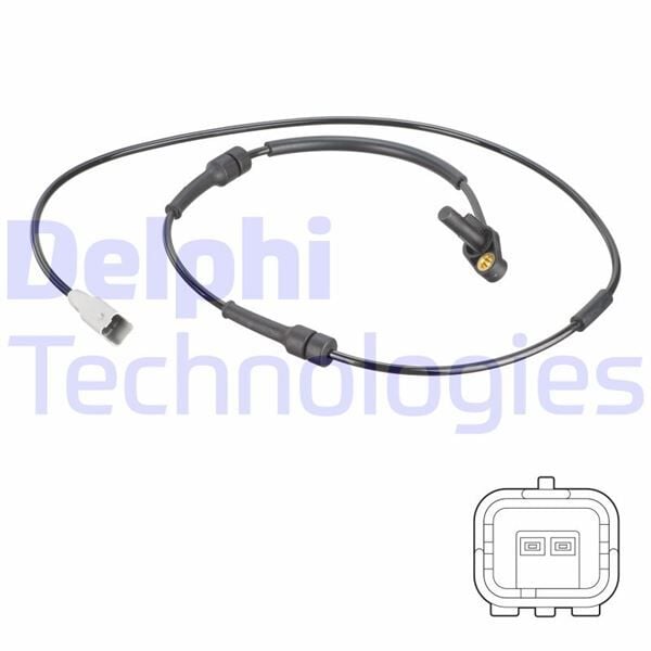 DELPHI SS20810 ABS HIZ SENSÖRÜ CITROEN BERLİNGO-PARTNER ORİGİN-RANCH 06-1996-12-2015 - Görsel 1