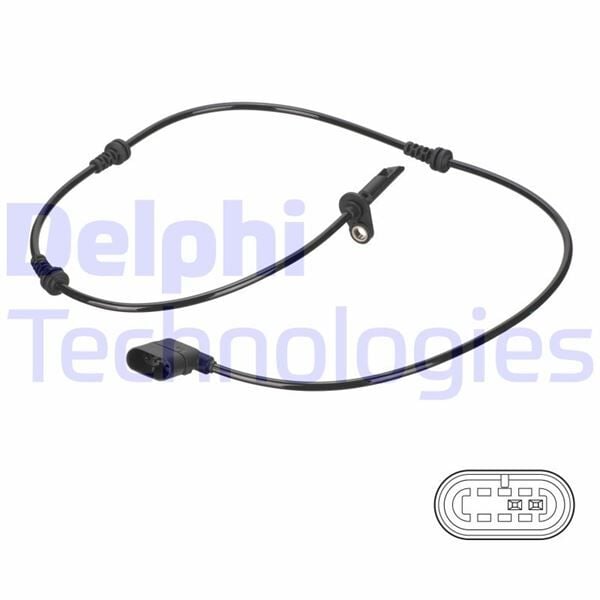 DELPHI SS20830 ABS SENSORU ON SOL MERCEDES C-CLASS W205 S205 C205 A205 - Görsel 1