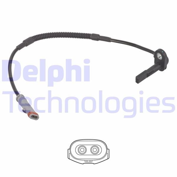 DELPHI SS21252-12B1 ÖN ABS DEVİR SENSÖRÜ INSIGNIA A-ASTRA J-ZAFIRA C FLEXRIDE İÇİN - Görsel 1