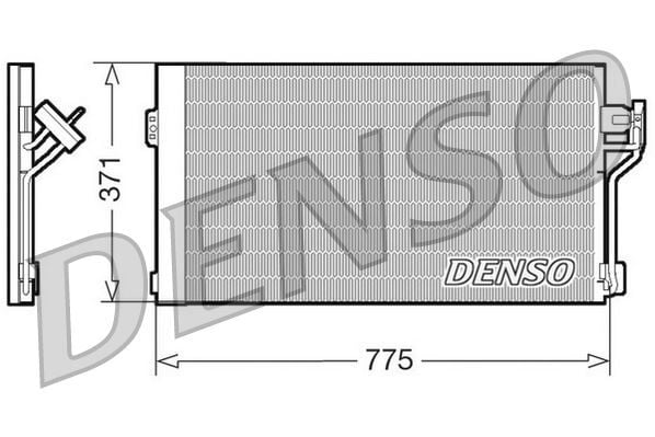 DENSO DCN17050 KLIMA RADYATORU MERCEDES VITO W639 03> - Görsel 1