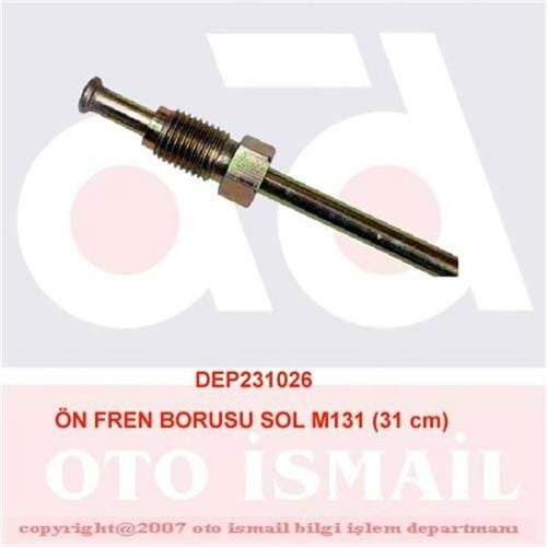 DEPAR 1026 ÖN FREN BORUSU SOL M131 31 cm - Görsel 1