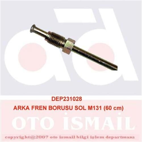 DEPAR 1028 ARKA FREN BORUSU SOL M131 DKŞ 60 cm - Görsel 1