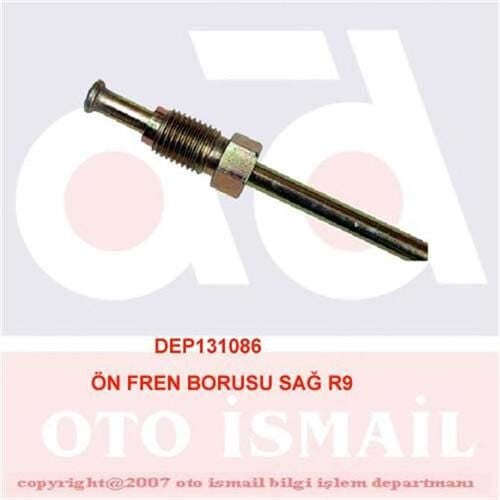DEPAR 1086 ÖN FREN BORUSU SAĞ R9 - Görsel 1