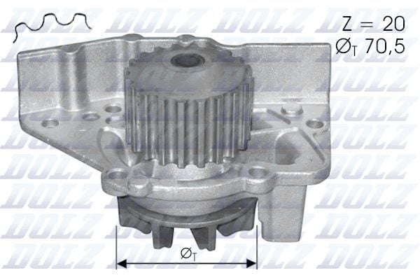 DOLZ C119 DEVİRDAİM DUCATO-BOXER-JUMPER-JUMPY-XSARA-SCUDO-P406-EXPERT 1.9 TD - Görsel 1