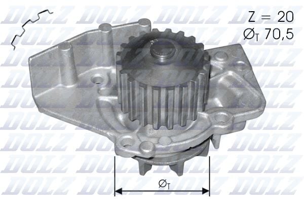 DOLZ C120 DEVİRDAİM PARTNER-BERLINGO-C5-307-EXPERT-BOXER-JUMPY-JUMPER-SCUDO-DUCATO 2.0HDI DW10 - Görsel 1