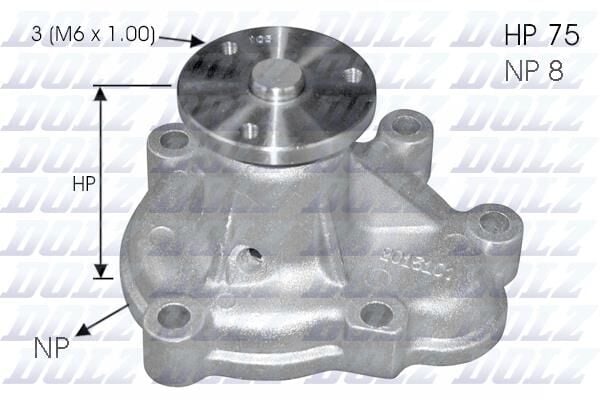 DOLZ O144 DEVİRDAİM ASTRA H 1.7CDTI 74/81/92kw 06>CORSA D-MERIVA-ZAFIRA B - Görsel 1