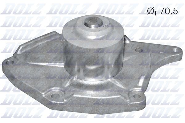 DOLZ R217 DEVİRDAİM SU POMPASI RENAULT CLIO II 01>06 MEGANE II 03>08 KANGOO 01> MODUS 04> SC NIC II 03>08 1.5dCi K9K / NISSAN MICRA 1.5L K9K K12 03-10 / NOTE 1.5L K9K E11 06-> / QASHQAI 1.5L K9K J10 06-> - Görsel 1