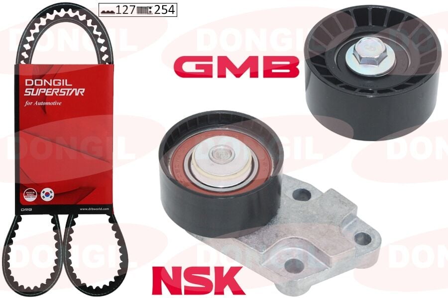 DONGIL KIT127RU25 EKSANTRİK GERGİ KİTİ 127x254 CHEVROLET-DAEWOO AVEO-CRUZE-KALOS-LACETTI-NUBIRA 1.4-1.4-1.6 05- - Görsel 1