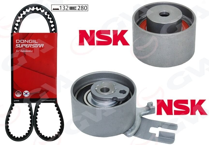 DONGIL KIT132RU28 EKSANTRİK GERGİ KİTİ 132x280 VOLVO C30 C70 S60 S80 V70 > XC60 XC70 XC90 2.4TDI 20V K015580XS - Görsel 1
