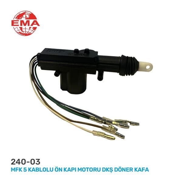 EMA 240-03 MFK-5K MERKEZİ KİLİT MOTORU 5 KABLO ÖN TOFAŞ ÜNİVERSAL - Görsel 1