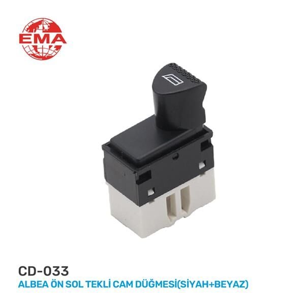 EMA CD-033 CAM AÇMA ANAHTARI FIAT ALBEA SOL KAPI SOL CAM TEKLİ - SÜRÜCÜ - Görsel 1