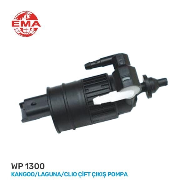 EMA WP1300 SU FİSKİYE MOTORU ÇİFT ÇIKIŞ RENAULT CLIO II 98>04 KANGOO 97> LAGUNA I 95>01 MEGANE I 96>03 SC NIC I MPV 99>01 TWINGO I 01>07 NISSAN ALMERA N16 00> MICRA II K11 92>00 TERRANO II R20 96> - Görsel 1