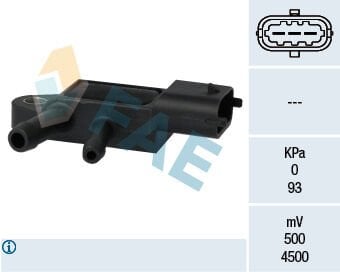 FAE 16106 EGZOZ BASINÇ SENSÖRÜ FIAT EGEA 15> DOBLO 10> DUCATO 10> LİNEA 09> FİORİNO 07> JEEP RENEGADE 14> OPE L ASTRA H-VECTRA C-ZAFIRA A 1.9 DTH PEUGEOT BIPPER-BOXER CITROEN JUMPER-NEMO 1.3D MTJ 1.6D MTJ 2.0D - Görsel 1