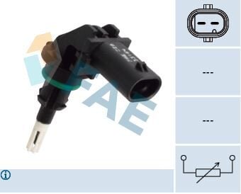 FAE 33164 SICAKLIK SENSORU BMW F10 F20 F30 F22 F32 F34 F36 F40 F46 G22 F07 G30 G32 F01 G11 G12 E84 F48 G15 G15 F15 F16 F25 F26 G01 MINI R55 R56 R60 F54 F55 F56 - Görsel 1