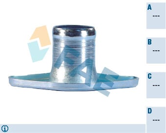 FAE 54306 TERMOSTAT KAPAK SU FLANŞI P106 P405 P306 P205 P309 PARTNER AX ZX BX C15 BERLINGO SAXO 1.0-1.1-1.4-1. 6 TU1M-TU3A TU3JP TU3 2 - Görsel 1