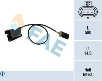 FAE 79137 EKSANTRİK MİL SENSÖRÜ ASTRA F-ASTRA G-CORSA B-TIGRA-VECTRA B-ZAFIRA 1.4-1.6 16V - Görsel 1