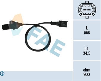 FAE 79220 KRANK MIL DEVIR SENSORU PALIO PUNTO ALEBA STILO 1.2 16V - Görsel 1