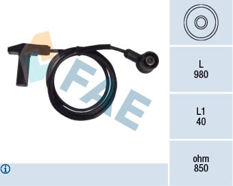 FAE 79243 KRANK MILI KONUM SENSORU MERCEDES M102 M104 M111 M119 W124 W201 W140 R129 W460 W461 - Görsel 1