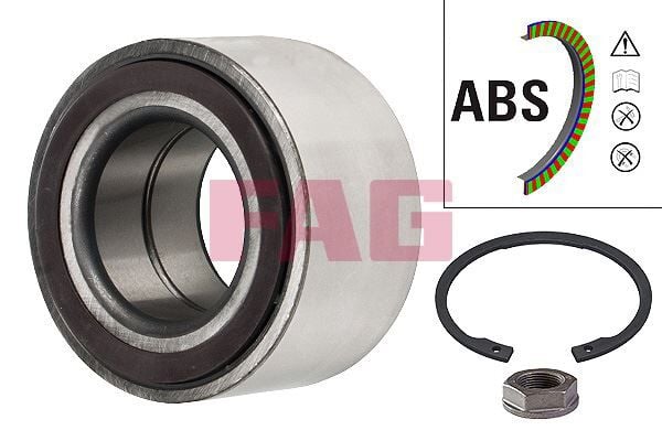 FAG 713640500 ÖN TEKER RULMANI PEUGEOT P308 GTI 10- P407 04- P508 10- P607 00- RCZ 10- 1.6-1.8-2.0 16V CITROEN C4-C5 08- 45x83x44 - Görsel 1