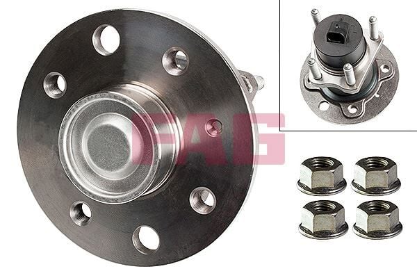 FAG 713644560 ARKA TEKER PORYASI RULMANLI ASTRA F-ASTRA G-VECTRA A-VECTRA B-CORSA C COMBO C ABS Lİ 4 DELİK - Görsel 1