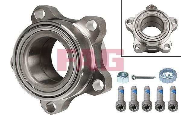 FAG 713678650 ÖN TEKER BİLYASI PORYALI TRANSIT V184 00>06 ABS LI 45x115x53 BTF1125B KIT CIVATALI - Görsel 1