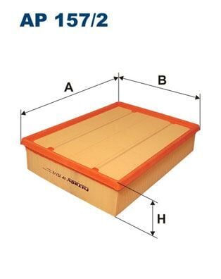 FILTRON AP157.2 HAVA FİLTRESİ VW T4 1.9 TDI-2.0-2.4 D-2.5-2.5 TDI-2.8V6 90-03 - Görsel 1