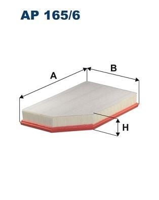 FILTRON AP165.6 HAVA FİLTRESİ S60-S80-V70-XC60-XC70 06> 2.0 D3 D4 D5 - Görsel 1