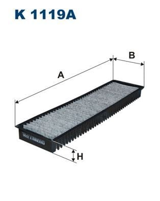 FILTRON K1119A POLEN FILTRESI MINI R50 R52 R53 R56 KARBONLU - Görsel 1