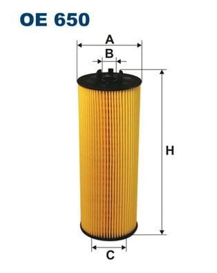 FILTRON OE650 YAĞ FİLTRESİ PASSAT 98-05 2.5TDI- A4 97-06 - A6 97-05 - A8 97-02 2.5TDI AFB-AKN - Görsel 1