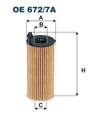 FILTRON OE672.7A YAG FILTRESI BMW B37 B38 B46 B47 B48 F20 F22 G42 F30 F34 G20 G21 G28 F36 G22 G26 F10 G30 G31 G38 G60 - Görsel 1