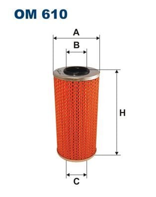 FILTRON OM610 YAG FILTRESI MERCEDES OM606 W202 W210 W124 W638 B901>B904 - Görsel 1