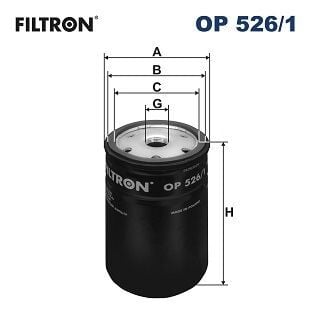 FILTRON OP526.1 YAĞ FİLTRESİ CADDY-GOLF-JETTA-PASSAT-POLO-BORA-T5-LT28-35-LT40-55-IBIZA-LEON-TOLEDO-OCTAVIA - Görsel 1