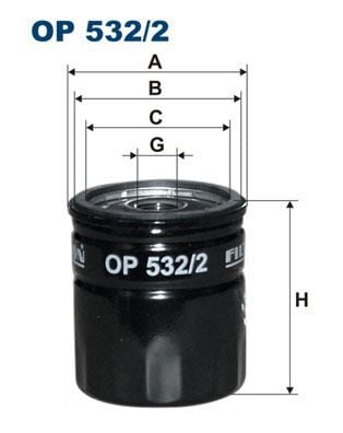 FILTRON OP532.2 YAĞ FİLTRESİ MAZDA 5 CW 2.0 MZR 150HP 10 > - Görsel 1