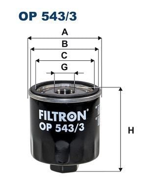 FILTRON OP543.3 YAG FILTRESI TRANSIT V363 17> 4 4 105PS 130PS 170PS 2.0 ECOBLUE - Görsel 1