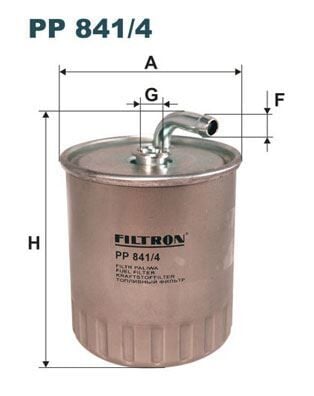 FILTRON PP841.4 YAKIT FILTRESI MERCEDES OM611 W203 CL203 S203 C209 W463 - Görsel 1