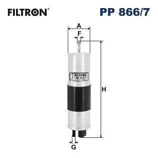 FILTRON PP866.7 YAKIT FİLTRESİ VOLVO S90-V60-V90-XC60-XC90 16> D3-D4-D5 - Görsel 1