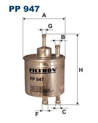 FILTRON PP947 YAKIT FILTRESI MERCEDES M166 W168 W414 - Görsel 1