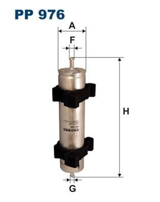 FILTRON PP976 YAKIT FILTRESI BMW M47 M57 E46 - Görsel 1