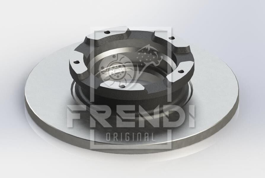 FRENDI 13570 ARKA FREN DISK AYNASI TRANSIT CUSTOM V362 12> ABS LI O.CEKER CAP 308 16 - Görsel 1
