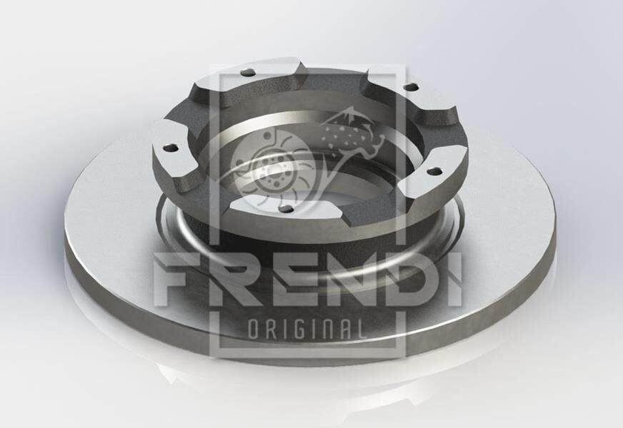 FRENDI 13573 FREN DİSKİ ARKA FORD TRANSİT 06> V347 ÖNDEN ÇEKER - Görsel 1