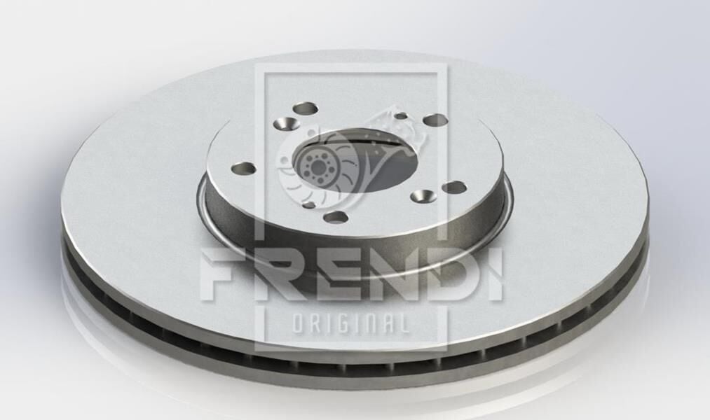 FRENDI 15245 ÖN FREN DİSKİ HAVA KANALLI HONDA CR-V 2.0L K20A4 makyajlı kasa RD8 kasa 05-06 - 16 Jant araçlar için 300 çap x 5 bijon - Takım disk fiyatıdır - Görsel 1