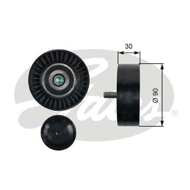 GATES T36479 KAYIS GERGI RULMANI BMW N54 E82 E88 E90 E91 E92 E93 E60 E61 - Görsel 1