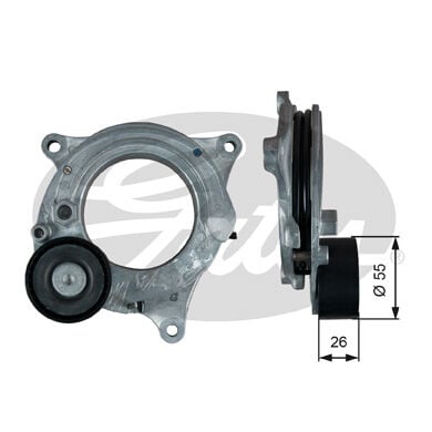 GATES T39381 KAYIS GERGI RULMANI BMW F20 F21 F30 F32 G30 G11 G01 KUTUKLU - Görsel 1