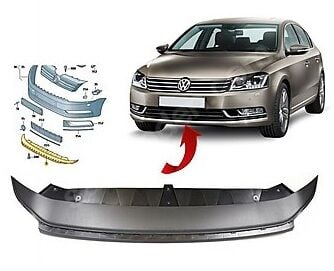 GKL 290238 TAMPON SPOYLERİ ÖN PASSAT 2011-2015 - Görsel 1