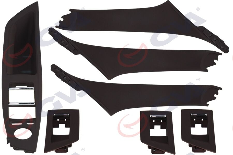 GKL 340053 KAPI KOL TUTAMAK SETİ 7 PARCA KATLAMA LI MOCHA BMW F10 F18 - Görsel 1