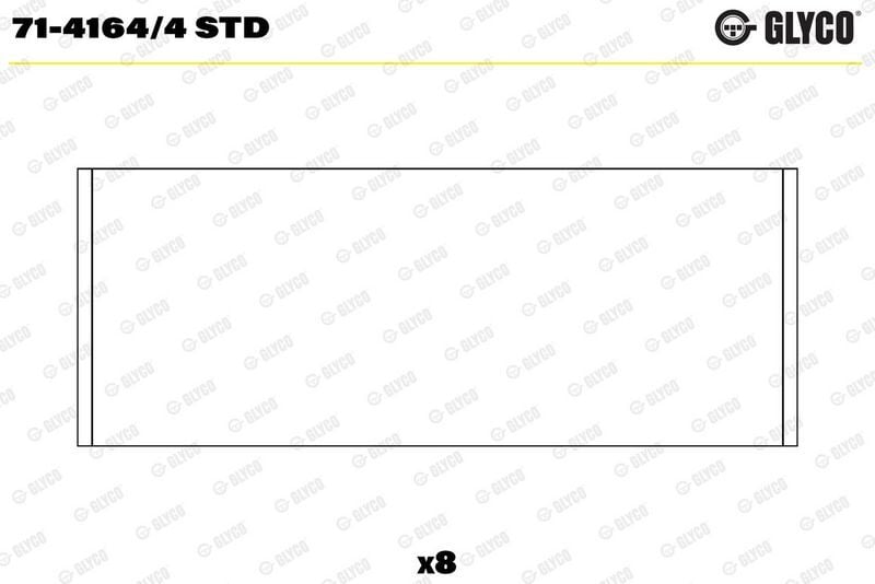 GLYCO 714164.4 STD KOL YATAK TAKIMI STD. LAND ROVER FREELANDER I 20T2N L314 - Görsel 1