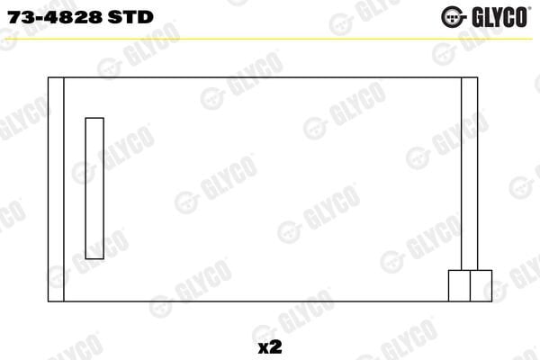 GLYCO 734828 STD EKS BURC VAG EKS BURC - Görsel 1